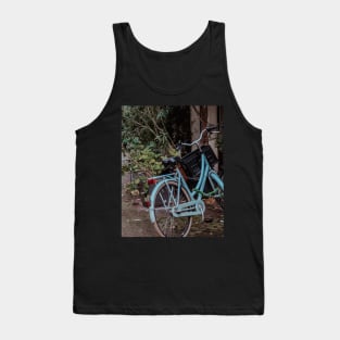 AMSTERDAM CITY BIKE Blue Teal | Unique Beautiful Travelling Home Decor | Phone Cases Stickers Wall Prints | Scottish Travel Photographer  | ZOE DARGUE PHOTOGRAPHY | Glasgow Travel Photographer Tank Top